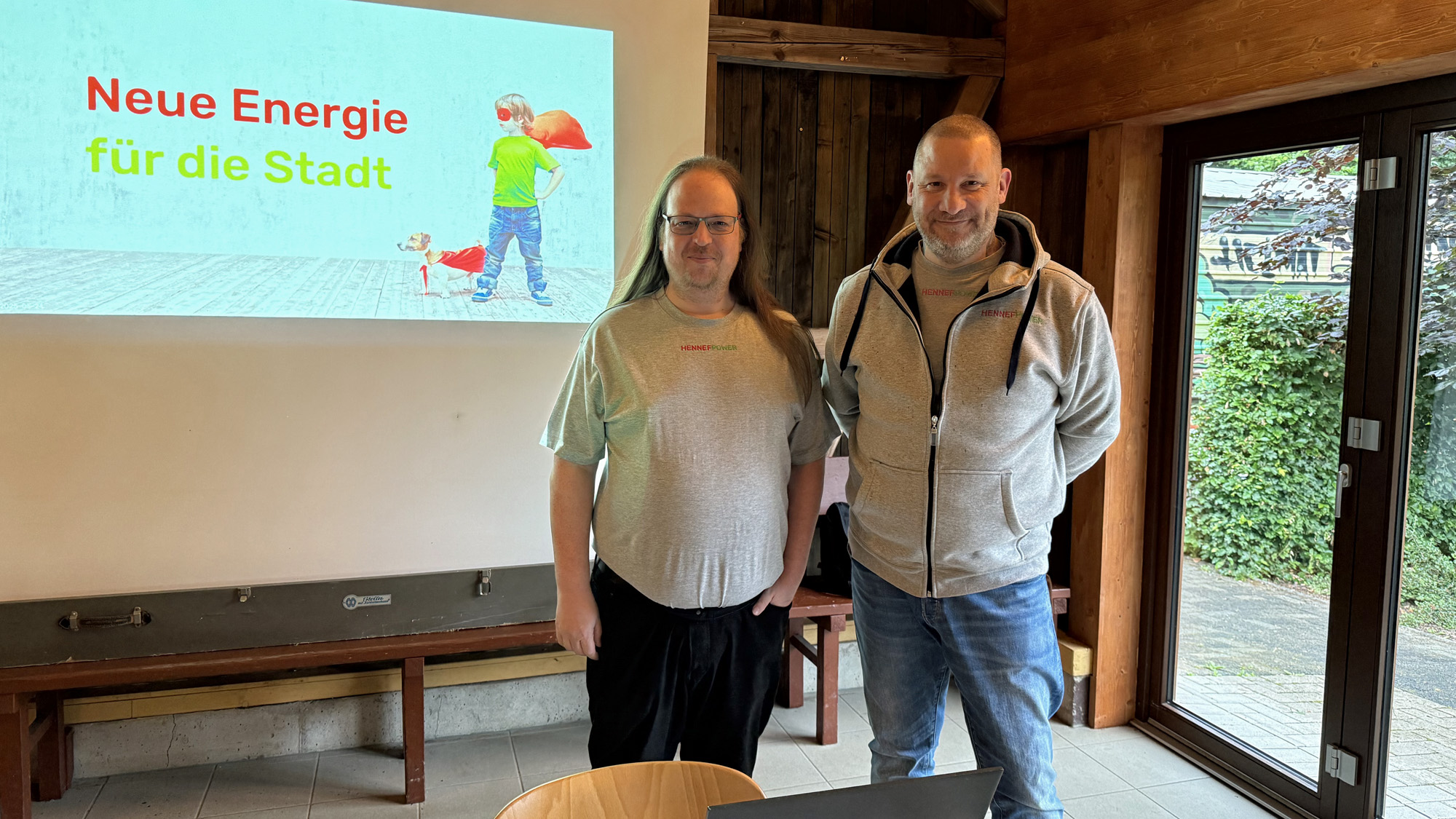 Hennef Power + Vortrag beim Klimaründchen Happerschoß