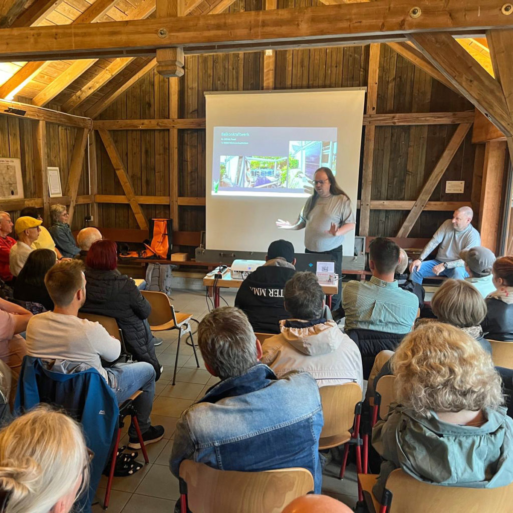 Hennef Power + Vortrag beim Klimaründchen Happerschoß